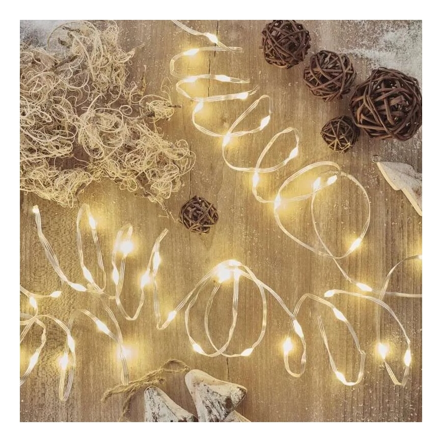 LED Εξωτερικό χριστουγεννιάτικο φωτιστικό αλυσίδα 160xLED/21μ IP44 ζεστό λευκό