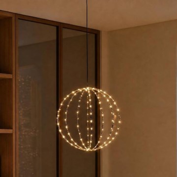 LED Εξωτερικό χριστουγεννιάτικο διακοσμητικό LED/2,1W/230V διάμ. 40 cm IP44 θερμό λευκό