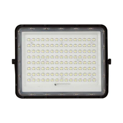 LED Εξωτερικός ηλιακός προβολέας LED/20W/3,2V 6400K μαύρο IP65 16000 mAh + τηλεχειριστήριο