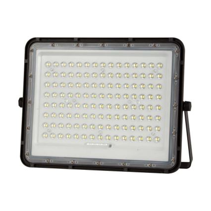 LED Εξωτερικός ηλιακός προβολέας LED/20W/3,2V 6400K μαύρο IP65 16000 mAh + τηλεχειριστήριο