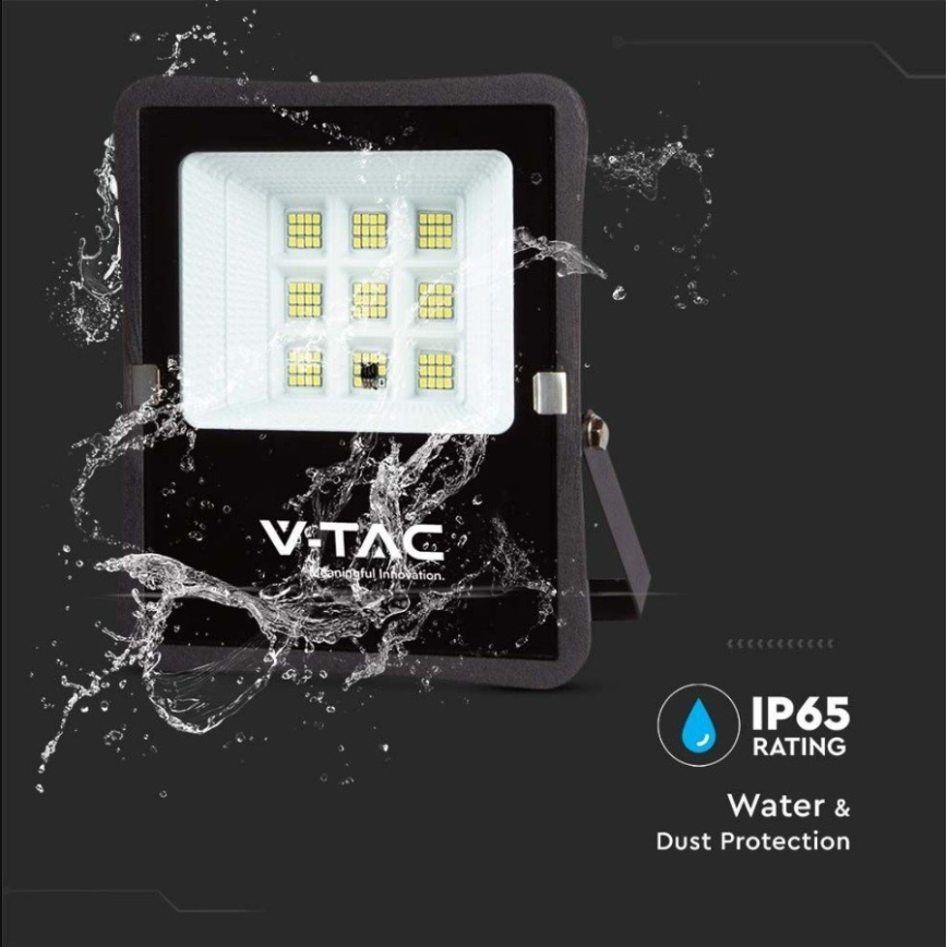 LED Εξωτερικός ηλιακός προβολέας LED/6W/3,2V 6400K IP65 4000 mAh + τηλεχειριστήριο