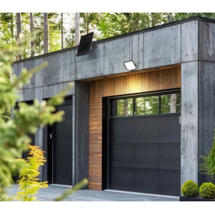 LED Εξωτερικός ηλιακός προβολέας με αισθητήρα LED/30W/6,4V IP65 3000/4000K 6000 mAh + τηλεχειριστήριο