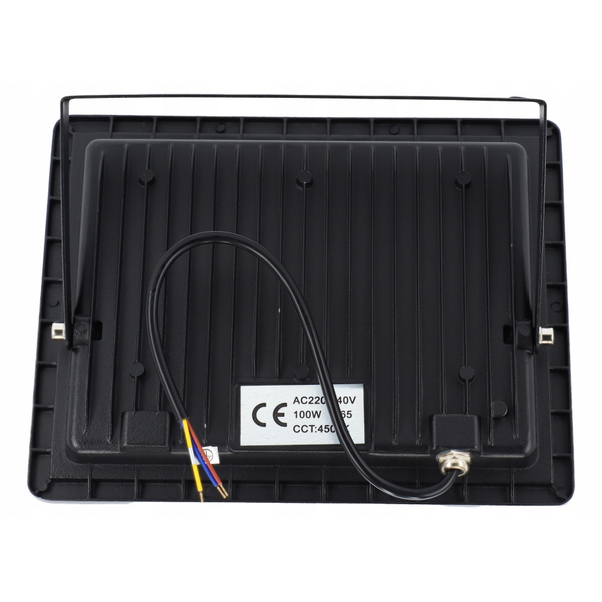 LED Εξωτερικός προβολέας LED/100W/230V 4500K IP65 μαύρος