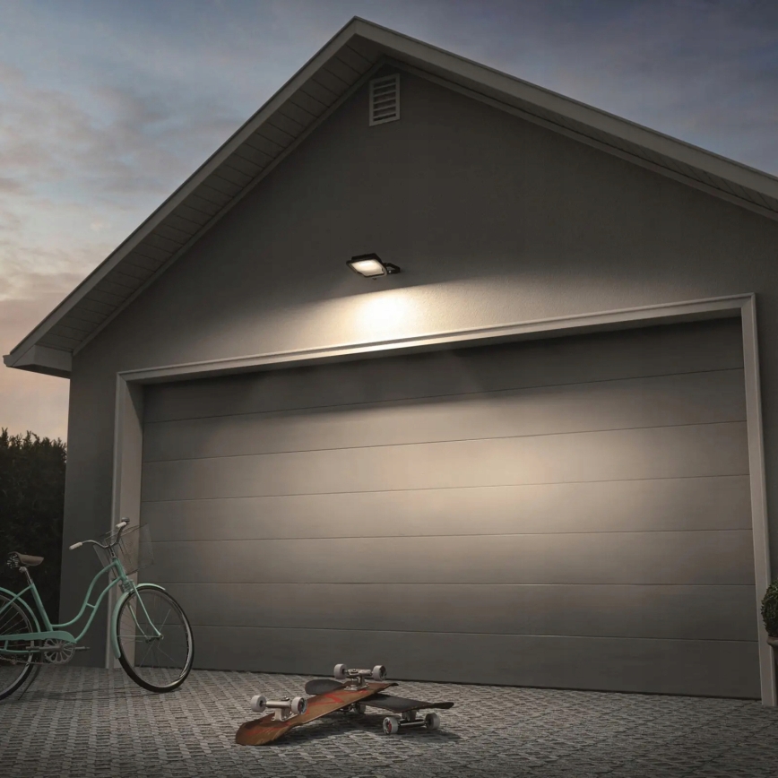 Προβολέας LED εξωτερικού χώρου με αισθητήρα κίνησης και φωτός (σούρουπο) LED/100W/230V 4500K IP65 μαύρος