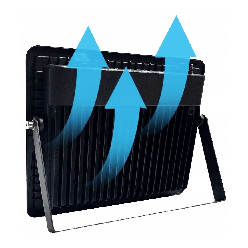 Προβολέας LED εξωτερικού χώρου με αισθητήρα κίνησης και φωτός (σούρουπο) LED/100W/230V 4500K IP65 μαύρος