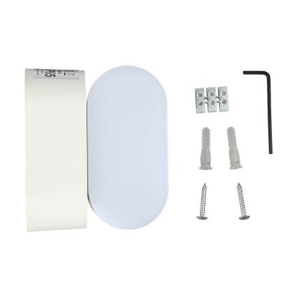 LED Εξωτερικού χώρου εύκαμπτο φωτιστικό τοίχου LED/5W/230V 3000K IP65 λευκό