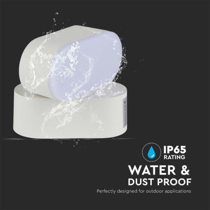 LED Εξωτερικού χώρου εύκαμπτο φωτιστικό τοίχου LED/5W/230V 4000K IP65 λευκό