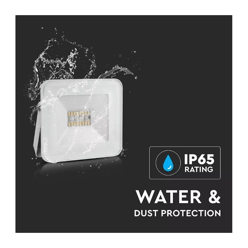 LED Έξυπνος dimmable RGB προβολέας LED/20W/230V IP65 λευκό