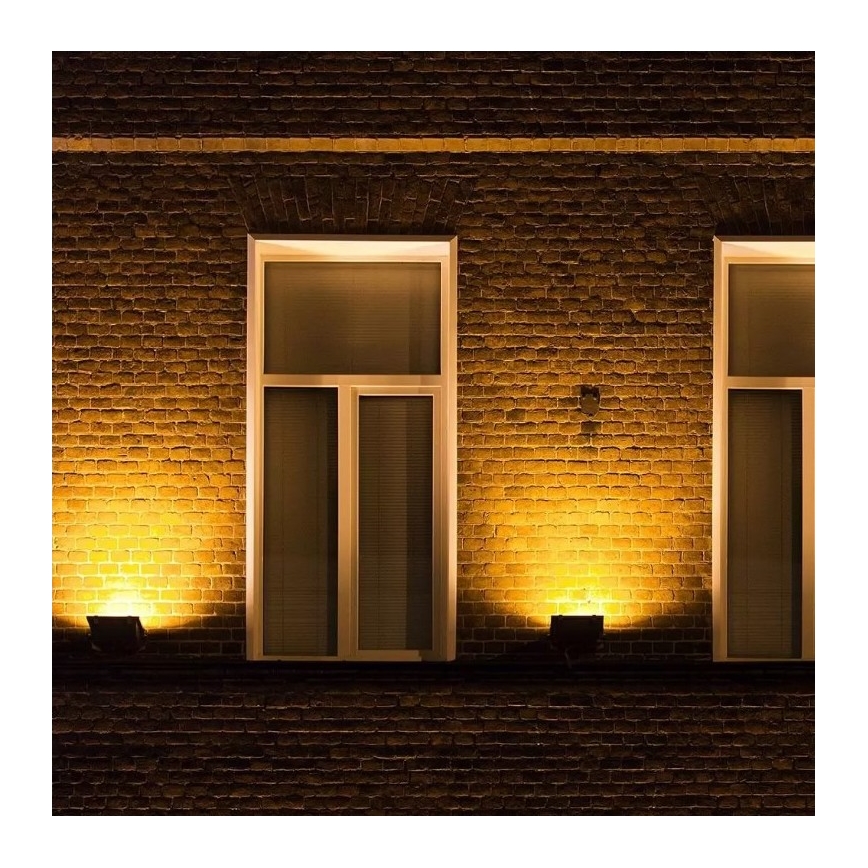 LED Έξυπνος ρυθμιζόμενος προβολέας RGB LED/20W/230V IP65 μαύρο