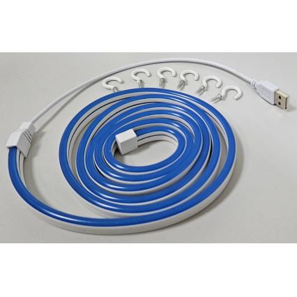 LED Εύκαμπτη ταινία NEON LED/5V USB 1,8 m μπλε