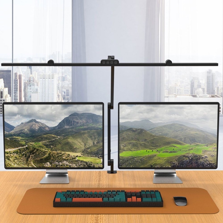 LED Ρυθμιζόμενο αφής ευέλικτο επιτραπέζιο φωτιστικό POINTIQ LED/36W/230V 3000-6500K CRI 92 μαύρο