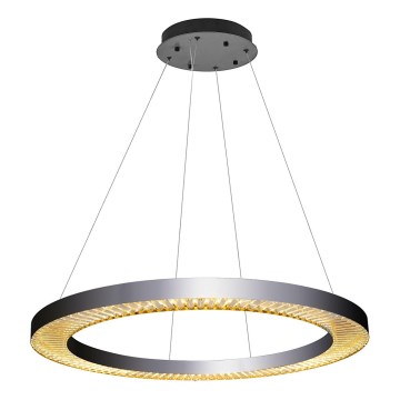 LED Αναρτώμενος φωτισμός JESI LED/90W/230V 3000K 100 cm ασημένιος