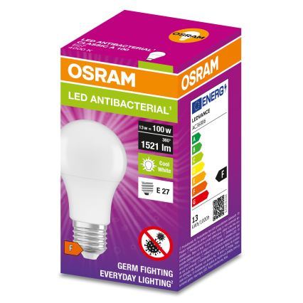 LED Αντιβακτηριδιακός λαμπτήρας A100 E27/13W/230V 4000K - Osram