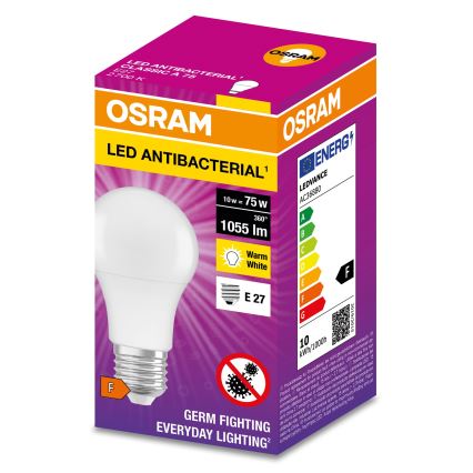 LED Αντιβακτηριδιακός λαμπτήρας A75 E27/10W/230V 2700K - Osram