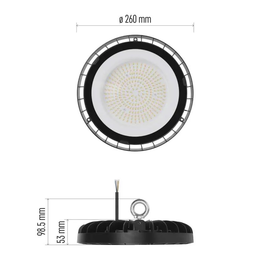 LED Βιομηχανικό Φωτιστικό High Bay LED/133W/230V IP65 4000K