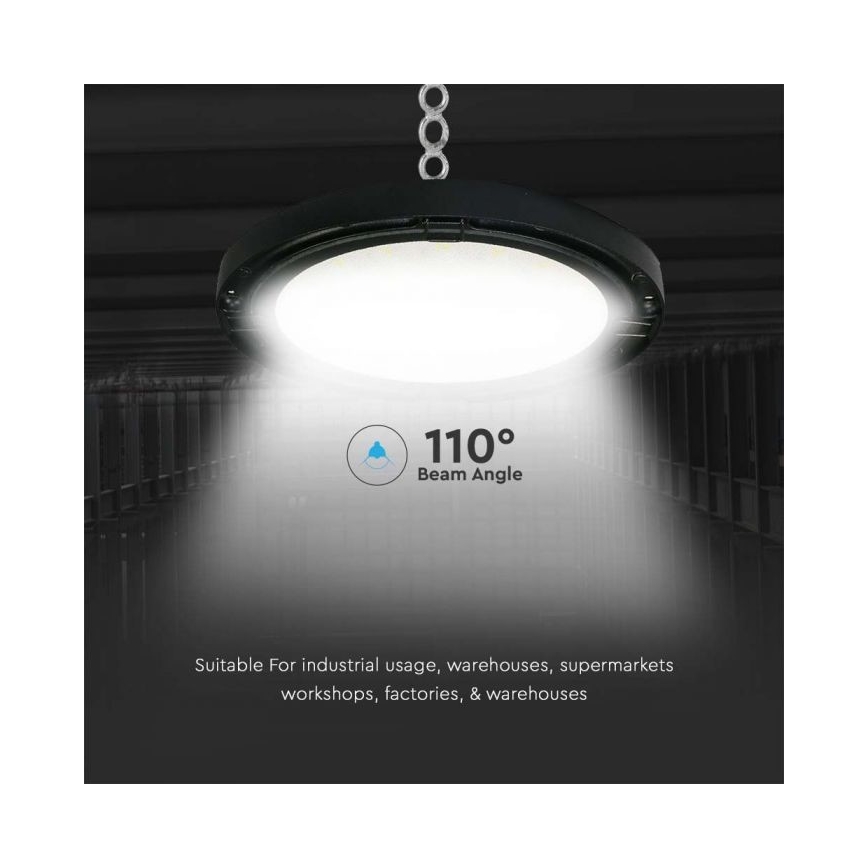 LED Βιομηχανικός Φωτισμός High Bay LED/200W/230V IP65 4000K