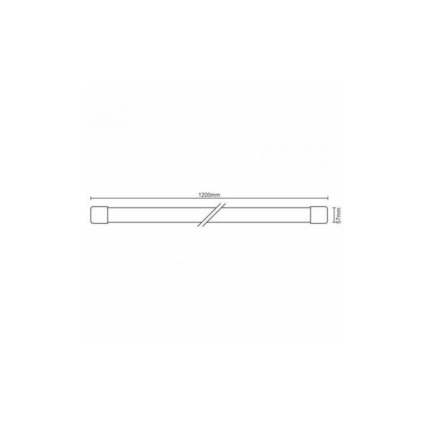 LED Γραμμικό φωτιστικό οροφής LED/36W/230V IP40