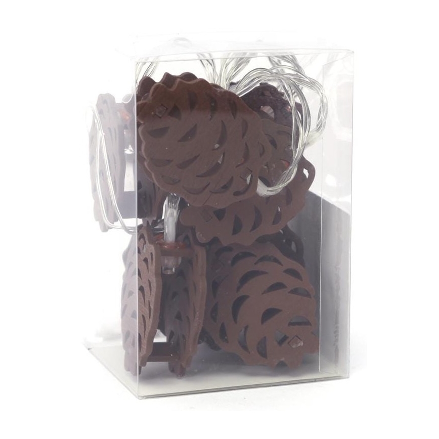 LED Διακοσμητικά λαμπάκια 10xLED/2xAA 1,65m κύλινδρος