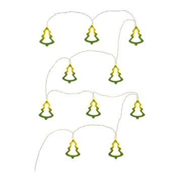 LED Διακοσμητική αλυσίδα 10xLED/2xAA 1,6m θερμό λευκό