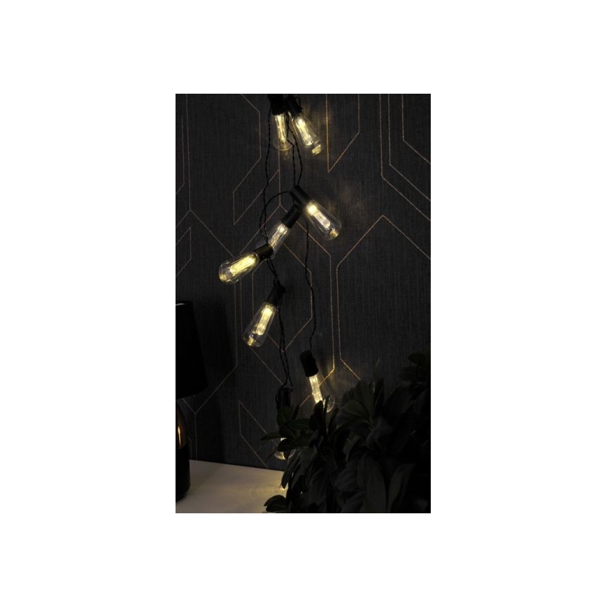 LED Διακοσμητική φωτεινή αλυσίδα EDISON 2,65 m 10xLED/2xAA
