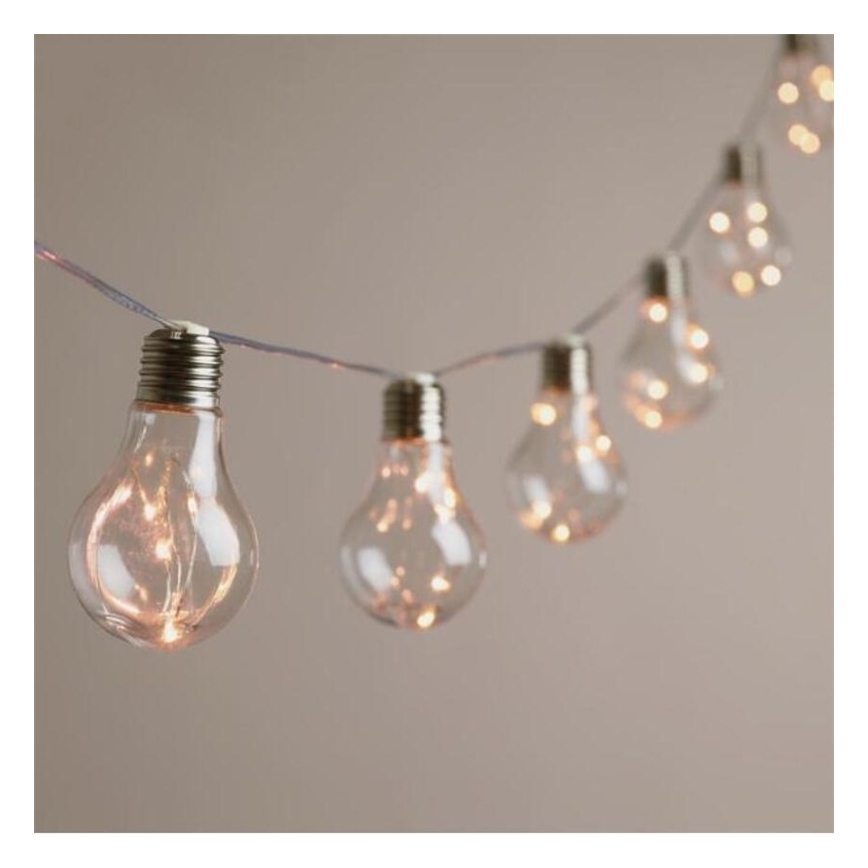 LED Διακοσμητική φωτεινή αλυσίδα SMOLDER 2,1 m 10xLED/2xAA