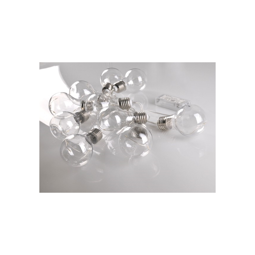 LED Διακοσμητική φωτεινή αλυσίδα SMOLDER 2,1 m 10xLED/2xAA