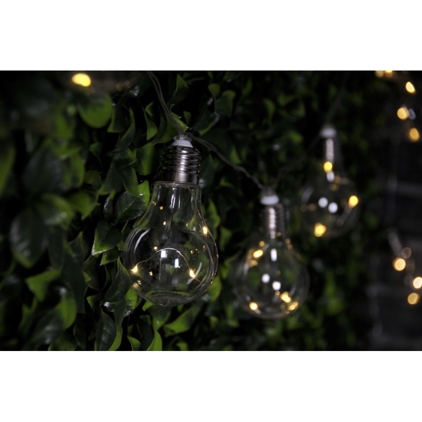 LED Διακοσμητική φωτεινή αλυσίδα SMOLDER 5,3 m 20xLED/2,7W/230V