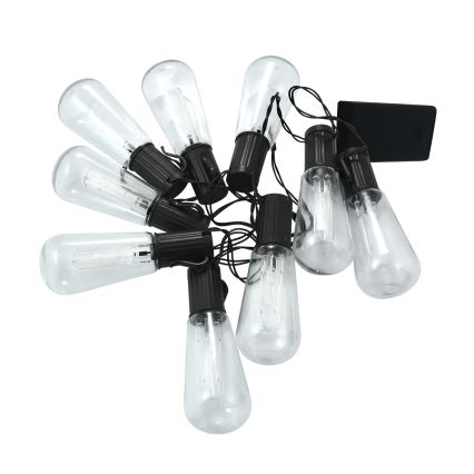 LED Διακοσμητική γιρλάντα EDISON 2,65 m 10xLED/2xAA