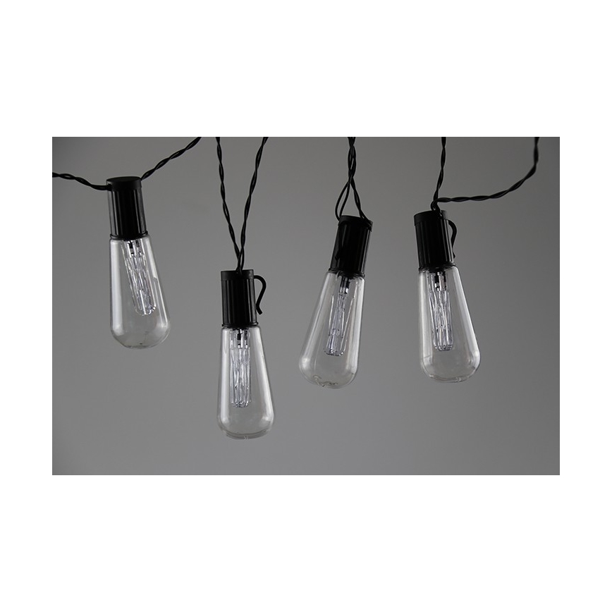 LED Διακοσμητική γιρλάντα EDISON 2,65 m 10xLED/2xAA