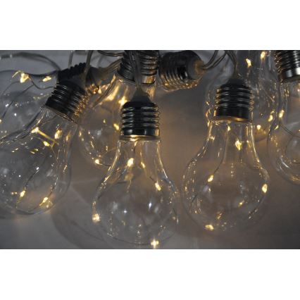 LED Διακοσμητική γιρλάντα SMOLDER 2,1 m 10xLED/2xAA