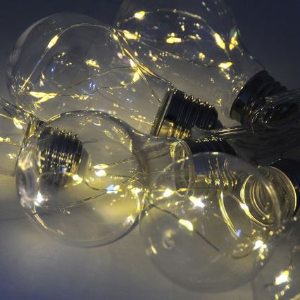 LED Διακοσμητική γιρλάντα SMOLDER 2,1 m 10xLED/2xAA