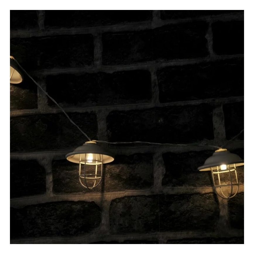 LED Διακοσμητικό φωτιστικό εξωτερικού χώρου LOFT 10xLED/2xAA