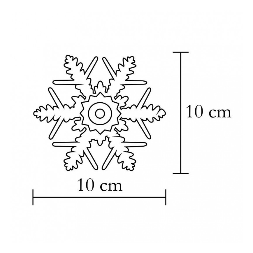 LED διακοσμητικό για παράθυρο/2xCR2032