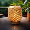 LED Διακοσμητικό επιτραπέζιο φωτιστικό BOHO LED/2xAAA rattan