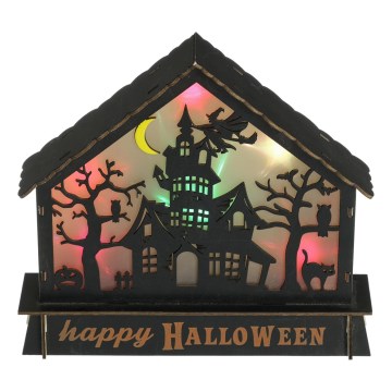 LED Διακόσμηση HALLOWEEN LED/2xAA/πολυχρωμία τρομακτικό σπίτι