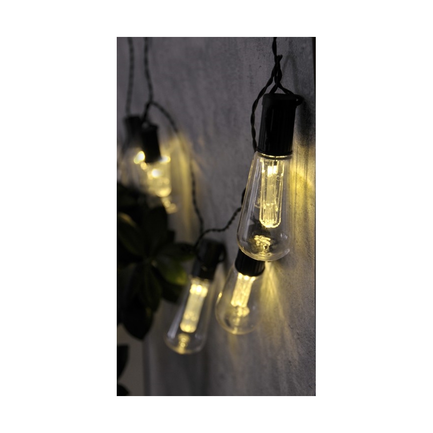 LED Διακοσμητική φωτεινή αλυσίδα EDISON 2,65 m 10xLED/2xAA