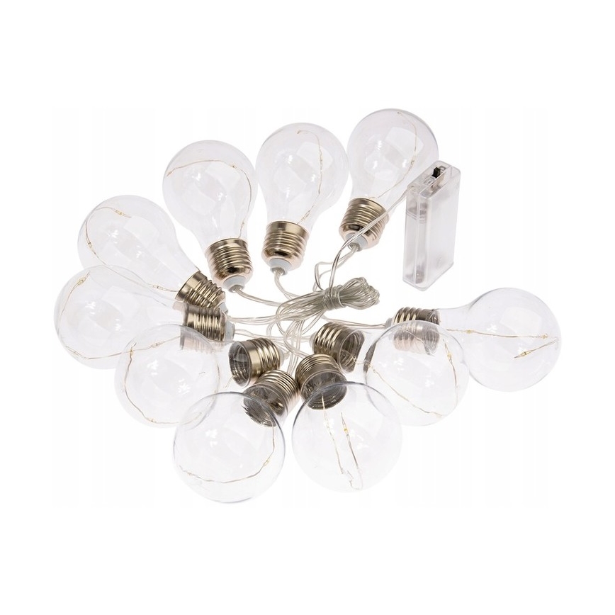 LED Διακοσμητική φωτεινή αλυσίδα SMOLDER 2,1 m 10xLED/2xAA