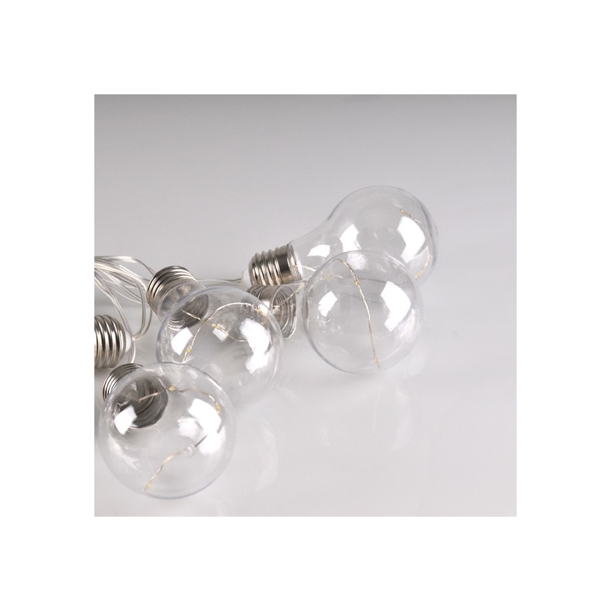 LED Διακοσμητική φωτεινή αλυσίδα SMOLDER 2,1 m 10xLED/2xAA