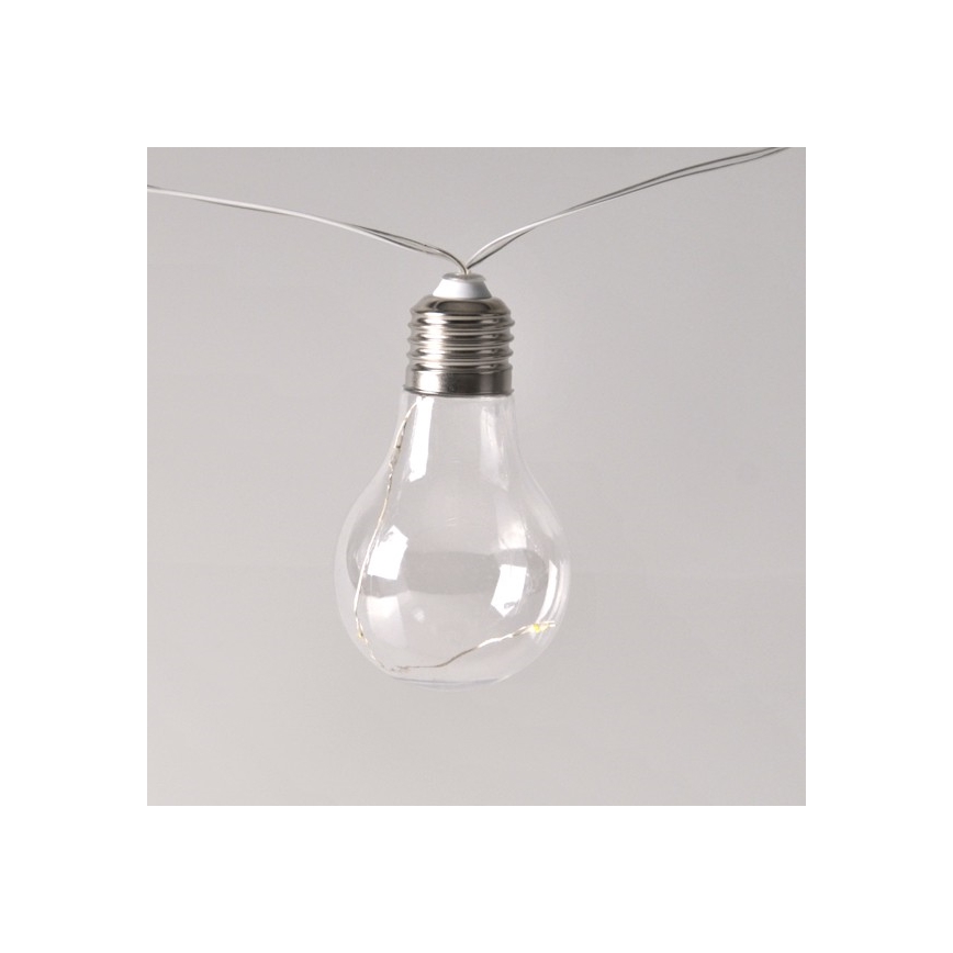 LED Διακοσμητική φωτεινή αλυσίδα SMOLDER 2,1 m 10xLED/2xAA