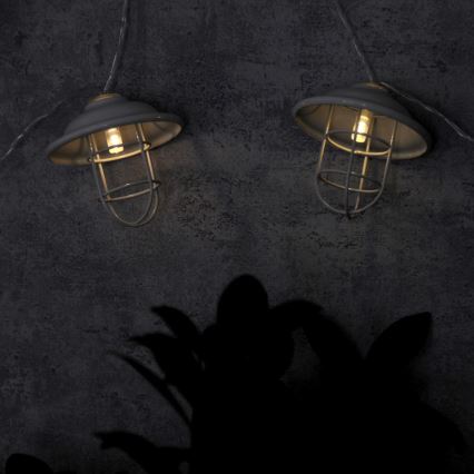 LED Διακοσμητικό φωτιστικό εξωτερικού χώρου LOFT 10xLED/2xAA