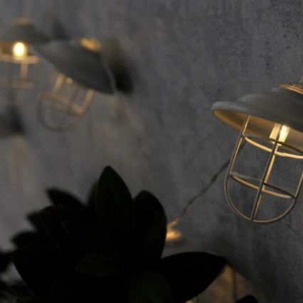 LED Διακοσμητικό φωτιστικό εξωτερικού χώρου LOFT 10xLED/2xAA