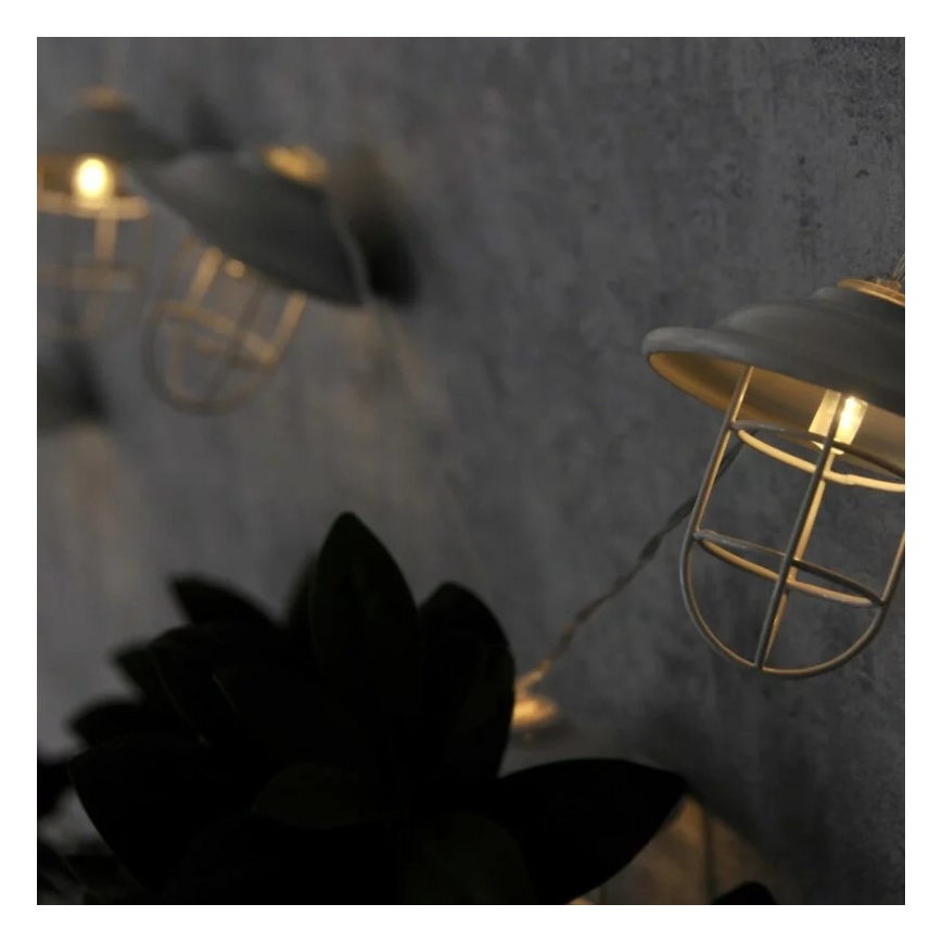 LED Διακοσμητικό φωτιστικό εξωτερικού χώρου LOFT 10xLED/2xAA