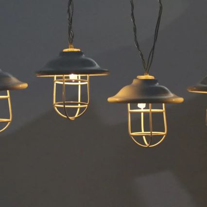 LED Διακοσμητικό φωτιστικό εξωτερικού χώρου LOFT 10xLED/2xAA