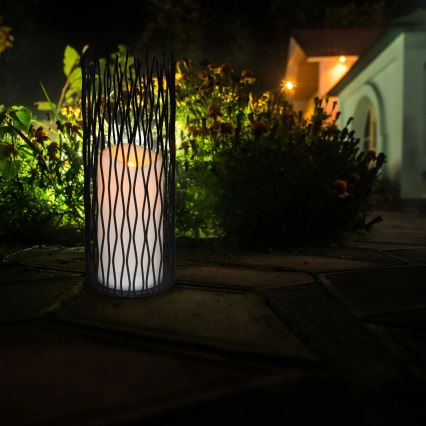 LED Διακοσμητικό φωτιστικό εξωτερικού χώρου NYBORG LED/2xAA 35 cm IP44 θερμό λευκό