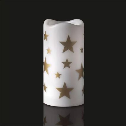 LED Διακοσμητικός projector LED/3xAAA stars θερμό λευκό