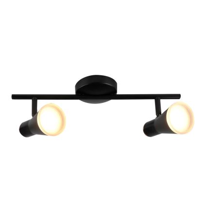 LED Διπλό σποτ BERG 2xLED/4,2W/230V μαύρο