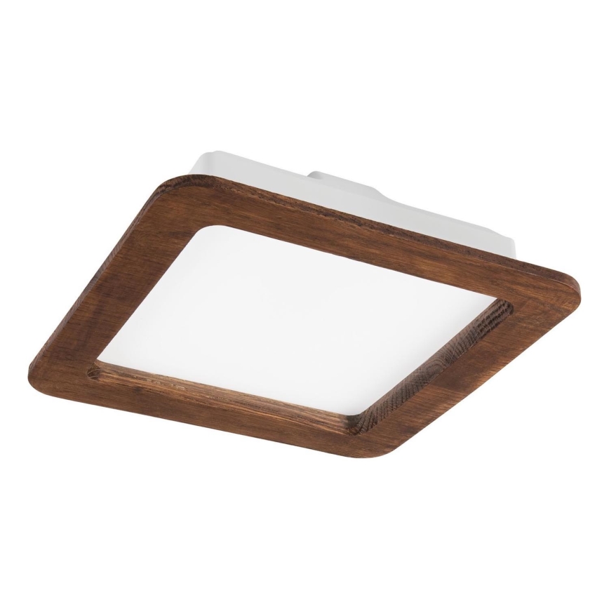 LED Εντοιχιζόμενο φωτιστικό WOODY SPOT LED/17W/230V 3000K κερασιά 18,5x18,5 εκ.