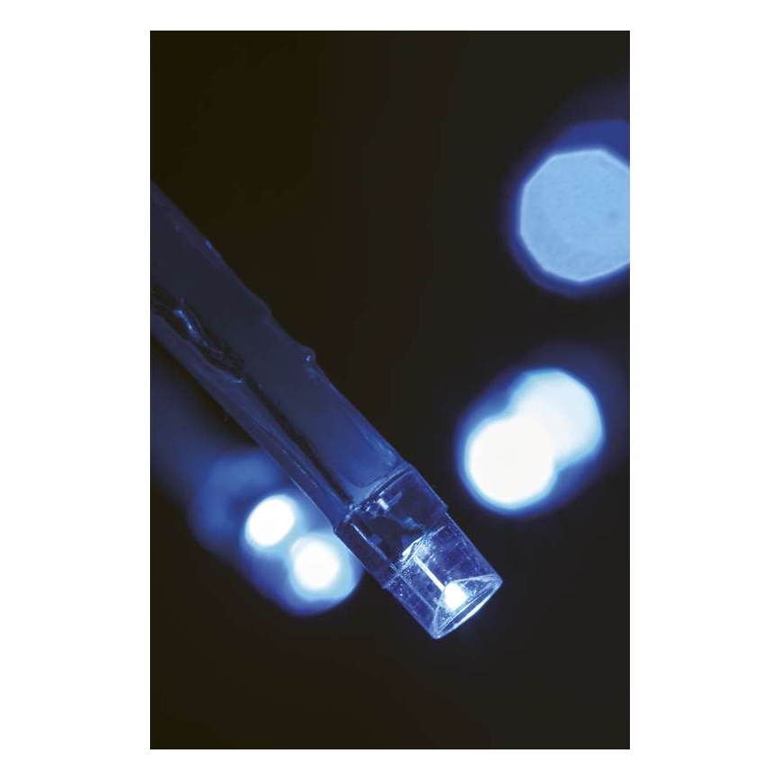 LED Εξωτερικά Χριστουγεννιάτικα λαμπάκια CHAIN 180xLED/8 λειτουργίες 8m IP44 ψυχρό λευκό
