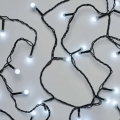 LED εξωτερική χριστουγεννιάτικη γιρλάντα 80 LED / 8 λειτουργίες, 13 m, ψυχρό λευκό, IP44