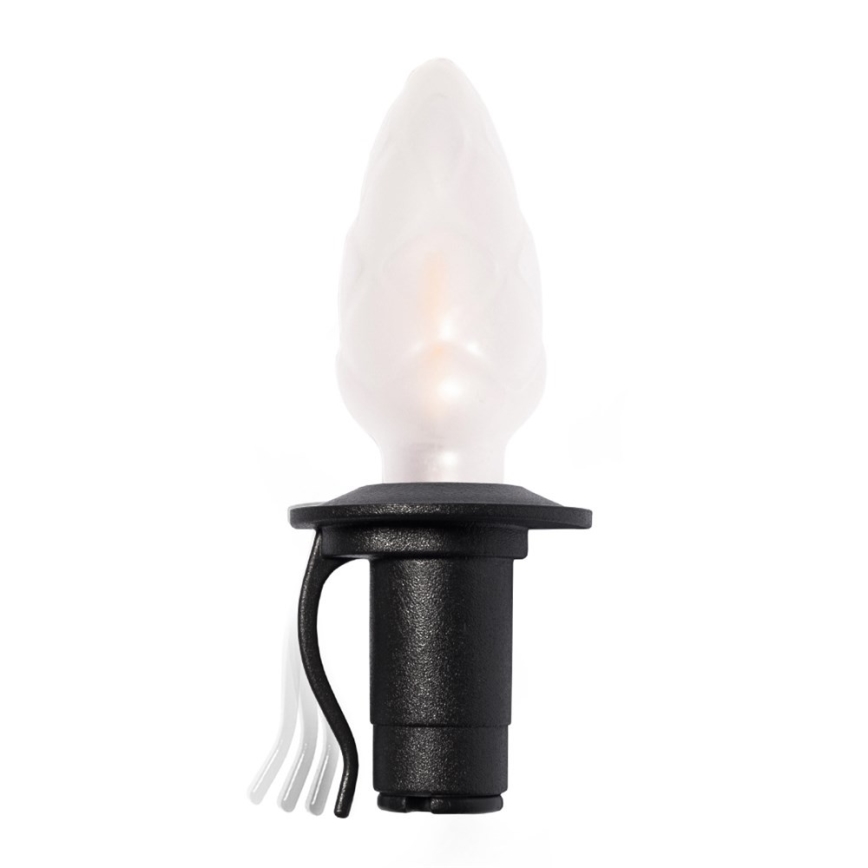 LED εξωτερική χριστουγεννιάτικη γιρλάντα CONE FILAMENT 20xE10 19 m πολύχρωμη/θερμό λευκό IP44, Κατασκευασμένο στην Τσεχία